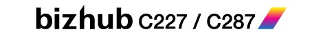 Konika minolta printer logo bizhub C227