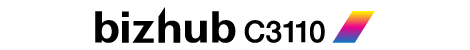 Konika minolta printer logo bizhub C3110