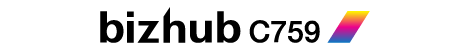 Konika minolta printer logo bizhub C759